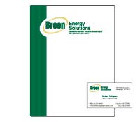 Pittsburgh Pocket Folder Design / Business Card Design